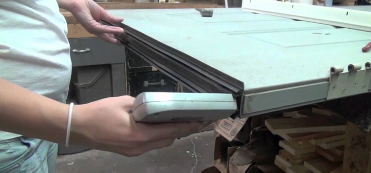 damaged steel door repair Brea